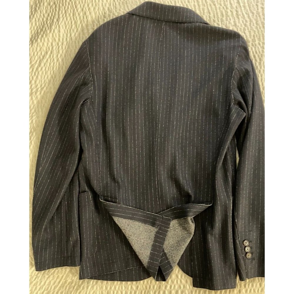 ELEVENTY made in italy Double Faced Jersey Jacket in Pinstripe Size 44 $1195 - Picture 8 of 11